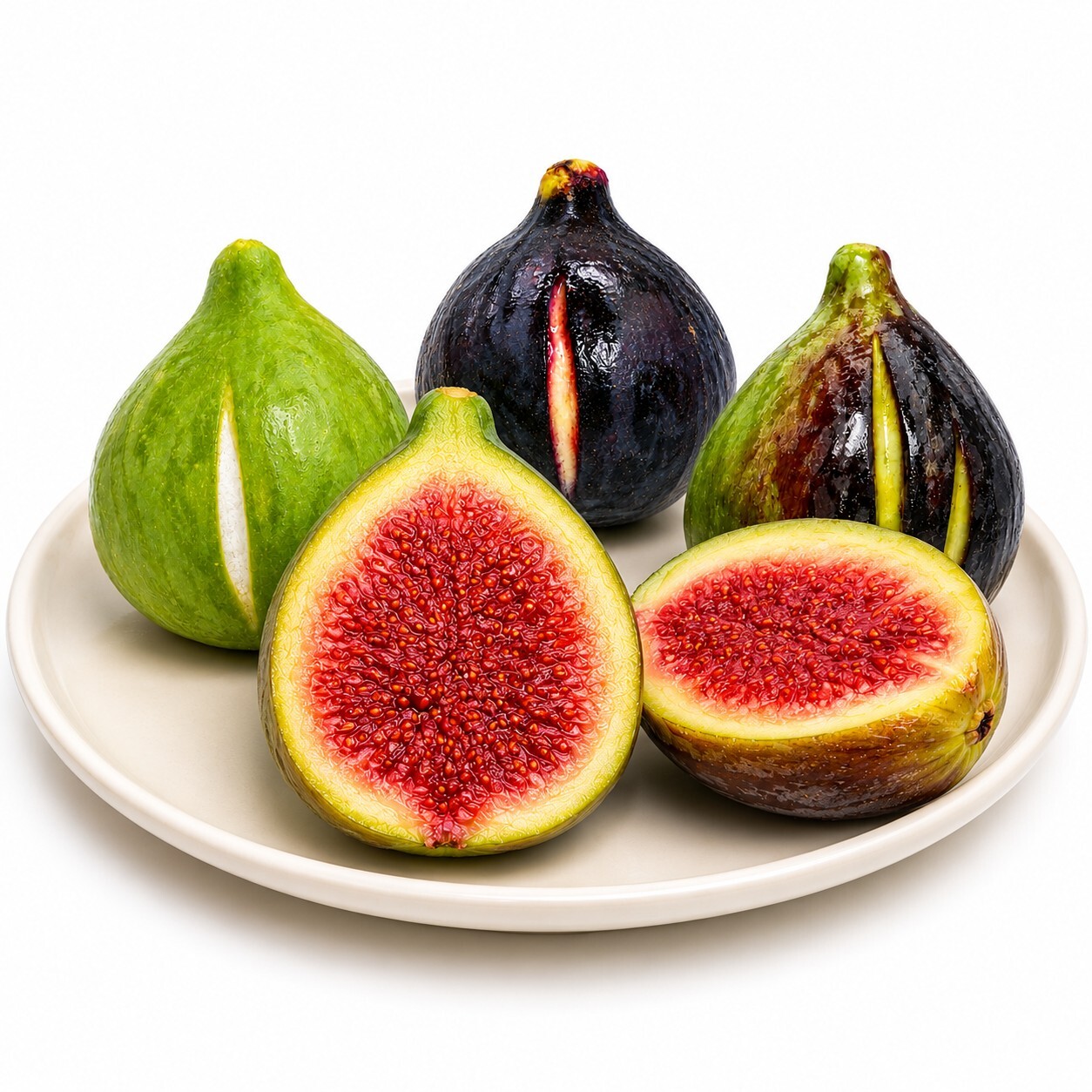 Italian Carrara Marble Figs